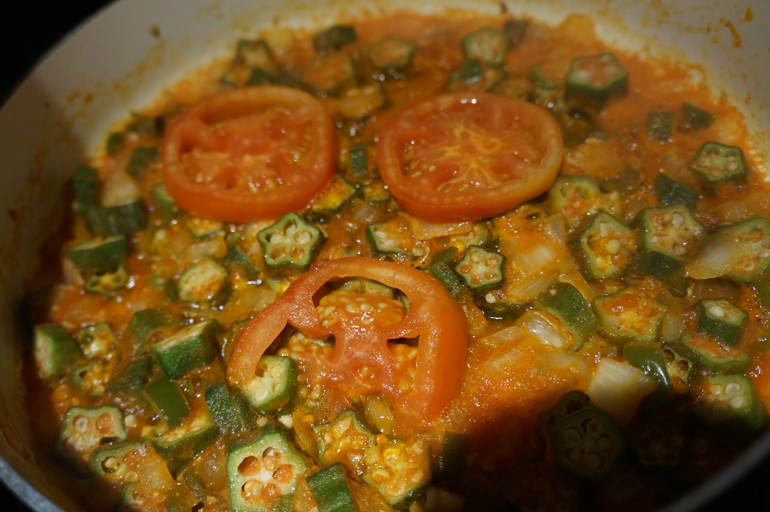 mediterranean okra and tomato stew